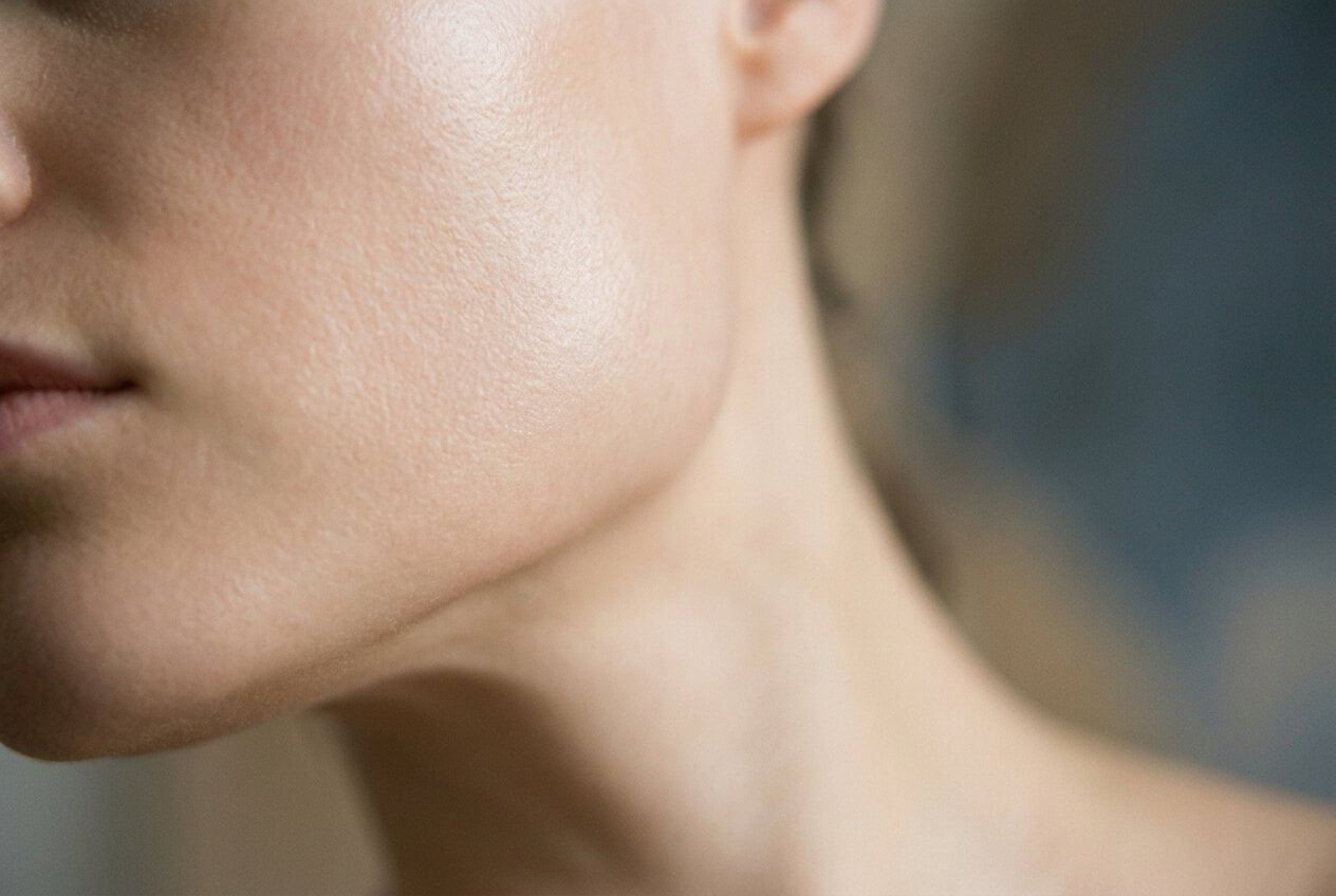 Clean, healthy skin ready for a microneedling treatment