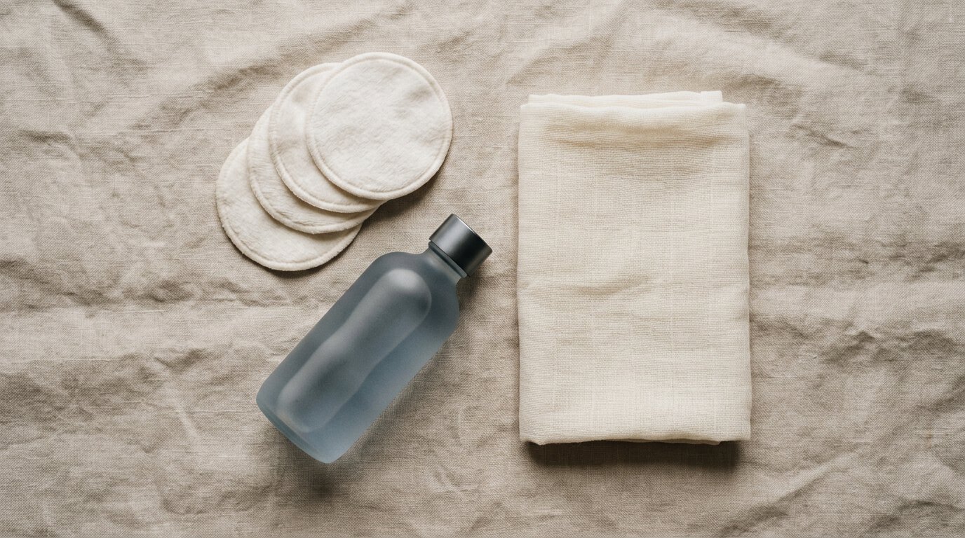 Gentle skincare for exfoliating after microneedling